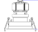 DOWNLIGHT ÜRÜN TEKNİK BİLGİLERİ Ürün Özellikleri Ürün Etkinlik Faktörü Hüzme Açısı CRI Acil Durum Kiti PIN ADJ 3 11lm/W - 39lm/W 20 / 30 / 60