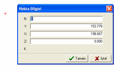 TEMEL ÇĐZĐM VE OBJE OLUŞTURMA ĐŞLEMLERĐ Nokta At Đşlemleri Yeni bir Netcad projesi açarak Çiz/Nokta At\Değiştir komutunu verin.