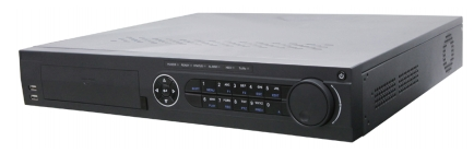 Alarm Giriş/Çıkış, 4 SATA (4x6TB), HDMI/VGA (1920 1080P), RS-232/RS-485 Arayüz 840 $ DS-7716NI-E4 16 Kanal NVR 6 MP Çözünürlüğe Kadar Kayıt Desteği, 2xRJ45, 160Mbps, 3xUSB, 16/4 Alarm Giriş/Çıkış, 4