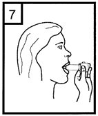 alın. 8. Cihazı ağzınızdan çıkarırken nefesinizi olabildiğince içinizde tutun.