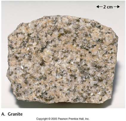 Magmatİk Kayaçların Bileşimi Granit Faneritik dokulu Kuvars % 25 fazla, feldspat yaklaşık % 65 ya da
