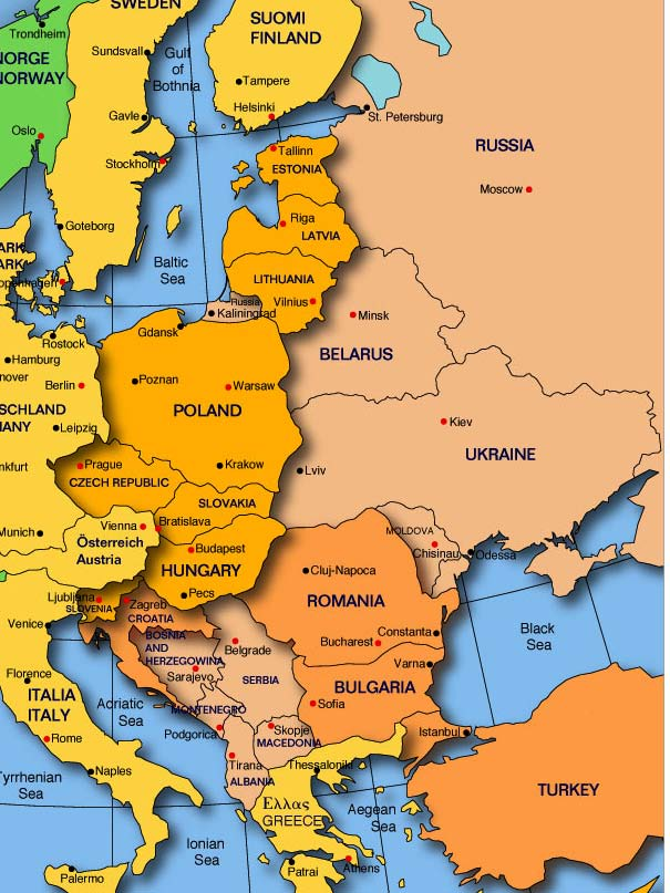 Eski Doğu Bloku Ülkeleri : Dün ve Bugün Former Eastern Bloc Countries : Before and Now Not : İstatistikler. Eski Doğu Almanya hariç Former Democratic Germany data excl. 2. Polonya / Poland 7.