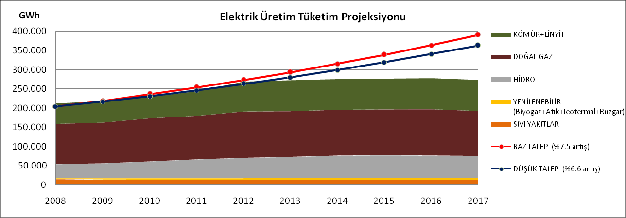 Kaynak: TEİAŞ, 2008 TEİAŞ: