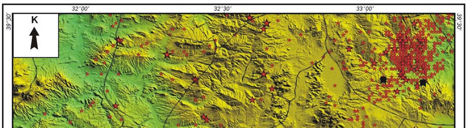 İnceleme alanında kaydedilmiş en büyük depremin magnitüdü 5.3 olup, kayıtlara geçen herhangi bir hasara neden olmamıştır.
