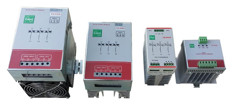 TRİSTÖRLÜ KOMPANZASYON ANAHTARLAMA MODÜLLERİ (TSC) TRİSTÖRLÜ REAKTÖR GÜÇ KATI SÜRÜCÜ MODÜLLERİ (TCR) HIZLI DEŞARJ SETLERİ ( DİRENÇ VE BOBİNLERİ) TRİSTÖRLÜ KOMPANZASYON ANAHTARLAMA MODÜLÜ ( TSC )