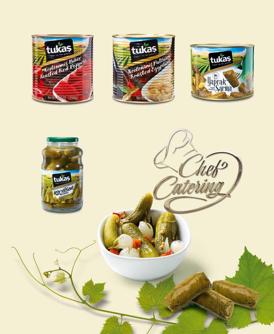 Pickles - Turşular Roasted Products & Stuffed Vine Leaves - Közlenmiş Ürünler & Yaprak Sarma Közlenmiş Biber - Roasted Red Peppers Net Ağırlık/Net Wt: 2500 g (3/1 Teneke - Tin) Ürün Barkod/Product