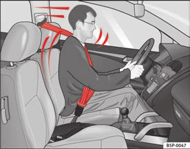 Emniyet kemerleri 23 Emniyet kemeri koruması Emniyet kemerlerini bağlamayan yolcular bir kaza durumunda ciddi yaralanma riski ile karşı karşıyadır. Örneklerde öncen çarpmalar açıklanmıştır.