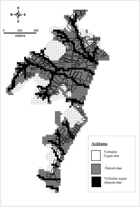 Armutalanı (Muğla-Marmaris) Beldesi Sahasının Yerleşim Amaçlı Arazi Kullanım Haritasının Coğrafi Bilgi Sistemleri (CBS) Destekli Hazırlanması Şekil 5: Arazi kullanım haritası TEŞEKKÜR