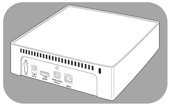TV'yi Ayarlamak Multimedya Sabit Diski açın 1. Multimedya Sabit Diskin arkasındaki güç düğmesine 2.