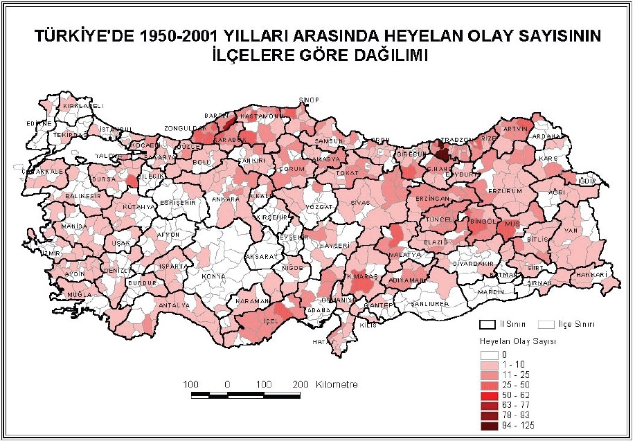 TÜRKİYE DE 1950-2001 YILLARI