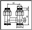 blok) iki borulu kompakt ventilli radyatörlerde kullanılmaktadır.