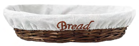 Naturel Hasır Bezli Ekmek Sepetleri Naturel Wicker Bread
