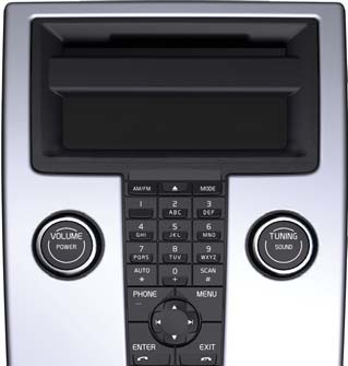 SES SİSTEMİ 1 Açma/Kapama düğmesine basınız. Sesi ayarlamak amacıyla çeviriniz. 2 Radyo FM1, FM2 veya AM. 4 Ekran 5 MODE CD, AUX veya USB A.