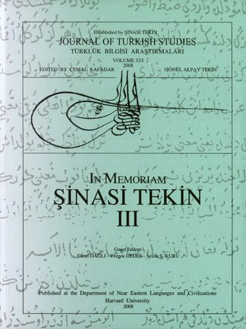 Journal of [JTS] [Türklük Bilgisi AraĢtırmaları] [TUBA].