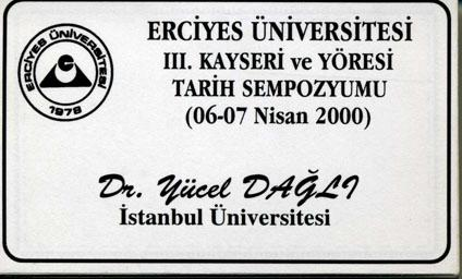 "Evliya Çelebi'de Kayseri", III.