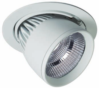 R-FLEX Ankastre aygıtlar / Recessed luminaires Alüminyum enjeksiyon soğutucu gövde ve dış çerçeve Polimer iç çerçeve 350 yönlendirilebilir - 24 - - - - ışık açısı Yüksek geçirgenlikli temperli koruma