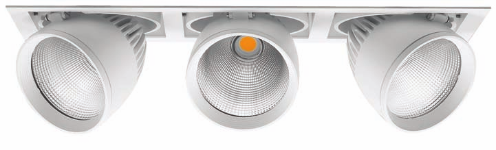 R-FLEX Ankastre aygıtlar / Recessed luminaires 24 Metal dış çerçeve Alüminyum enjeksiyon soğutucu gövde Polimer iç çerçeve 350 yönlendirilebilir - 24 - - - - ışık açısı Yüksek geçirgenlikli temperli