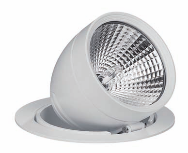 R-FLEX Ankastre aygıtlar / Recessed luminaires Alüminyum enjeksiyon dış çerçeve ve gövde 350 yönlendirilebilir - - - - ışık açısı Kamaşma önleyici aksesuar seçeneği Temperli koruma camı Die cast