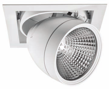 R-FLEX Ankastre aygıtlar / Recessed luminaires Metal dış çerçeve Alüminyum enjeksiyon gövde ve iç çerçeve 350 yönlendirilebilir - - - - ışık açısı Kamaşma önleyici aksesuar seçeneği Temperli koruma