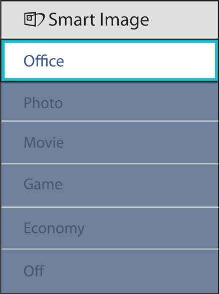 Seçebileceğiniz altı mod vardır: Office (Ofis), Photo (Fotoğraf), Movie (Film), Game (Oyun), Economy (Ekonomi) ve Off (Kapalı).