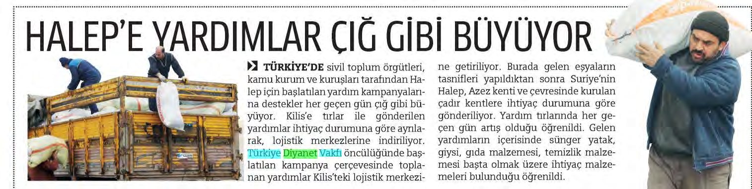 MİLLİ GAZETE Tarih : 05.01.