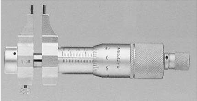 İç çap mikrometreleri İç çapların ve kanal derinliklerinin ölçülmesinde veya kontrol edilmesinde kullanılır.