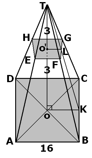 40) ÖRNEK 1) de verilen bilgilere göre, kare dik piramidin arakesit düzleminin alanı kaç cm karedir? a)100 b)64 c)78 d)96 h 1 h c a c 6 16 c8 cm TAa.a8.864 cm kare Y 0-1 400-14456 Y16 cm Tç.