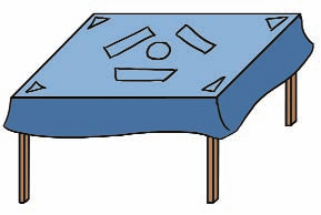 Düzlem fiekildeki masan n yüzeyi ve üzerine örtülen örtü düzlemdir. Örtüdeki her bir flekil düzlemin parçalar d r.