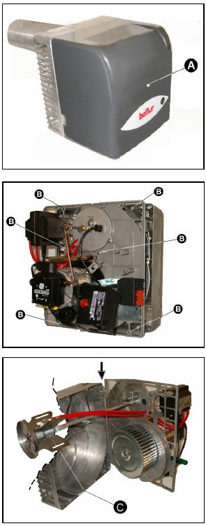 BAKIM Isıtma mevsimi sonunda, filtreyi, yanma başlığını, disk, porselen, elektrodlar, yanma havası pasajını ve fotorezistans hücreyi temizlemek iyi bir uygulamadır.