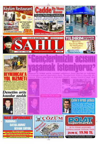 .. Sayfa : 1 ANTALYA Tiraj