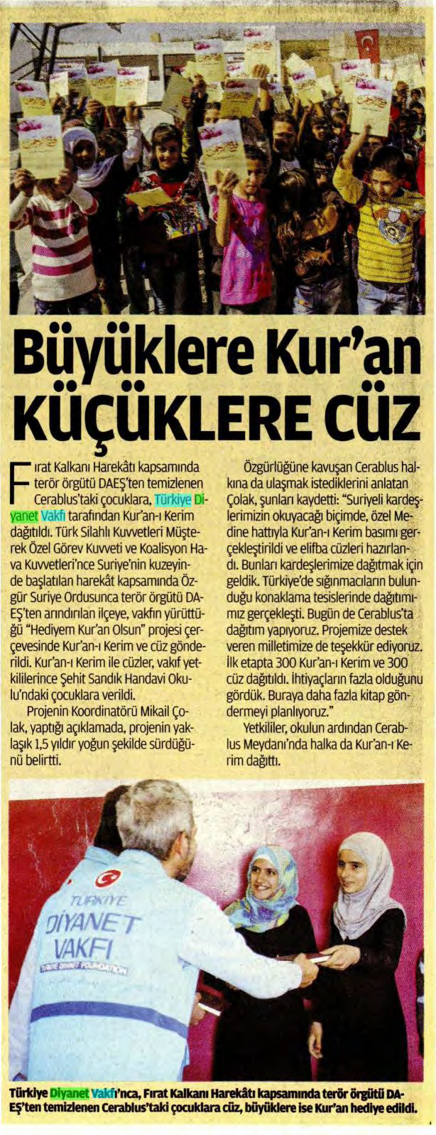 YENİ AKİT Tarih : 07.10.