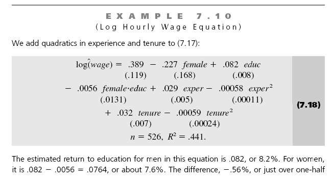25 28 Grafik (a) da, kadınlara ait regresyonun erkeklere ait regresyonunkilere kıyasla hem sabiti, hem de eğimi daha düşüktür.