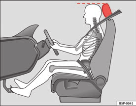 10 Güvenli sürüş Yolcular için doğru oturma konumu Sürücünün doğru oturma konumu Sürücü için doğru oturma konumu güvenli ve rahat bir sürüş için önemlidir. Şek.