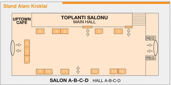 Şartlar ve Bedeller Katılım stant alanı ile sınırlı olacağından katılım talepleri başvuru sırasına göre değerlendirilecektir.