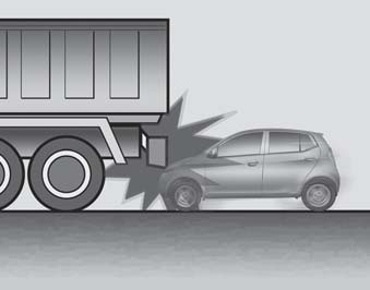 Arac n z n güvenlik özellikleri Darbeden hemen önce sürücüler genellikle sert fren yaparlar.