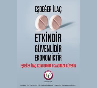 Eşdeğer (jenerik) ilaçlar, referans ilaçlarla aynı özelliklere sahip olduğu, dolayısıyla, hasta üzerinde aynı tedaviyi sağladığı bilimsel çalışmalarla kanıtlanan ve