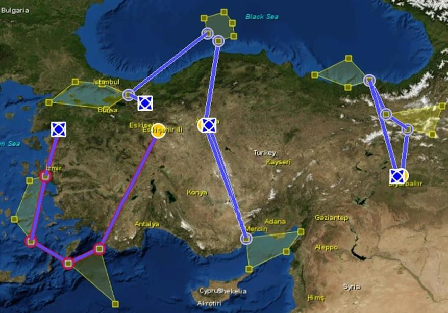 Şekil 4.38 2.Senaryoya ait Genetik Algoritma sonuç görseli ekranı 4.2.1.