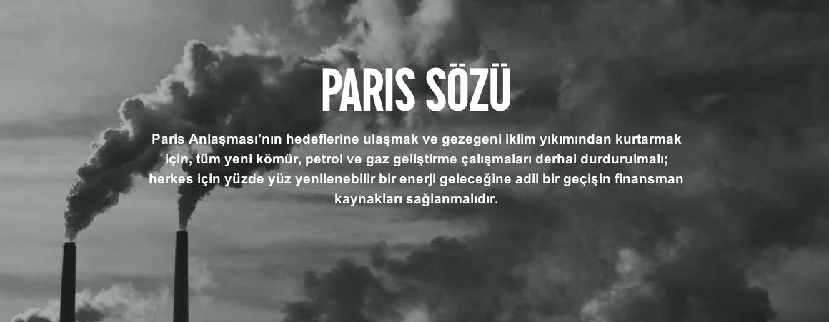 4 Kasım 2016 Paris Anlas ması Yürürlüg e girdi.. 1. Paris Anlas ması, 2020 yılında Kyoto Protokolü nün yerine geçecek. 2. Küresel ısınmanın 2100 yılı itibarıyla sadece 2 derece deg il; 1,5 derecede sınırlandırılması amaçlanıyor.