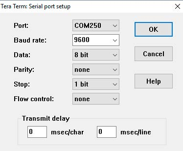 F2114 Modem e seriden bağlanacak cihazın port numarasını giriniz.