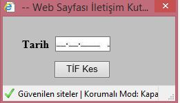 Tarih verilerek o tarihteki tüm teslim edilen malzeme / İlaçlara ait Servis bazlı Taşınır İşlem fişi oluşturulur. 5.