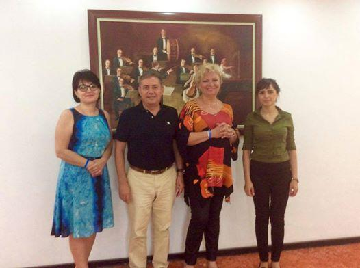 ERASMUS+ KAPSAMINDA ÜNİVERSİTEMİZE ZİYARET Ağustos 2015, Sayı 5 Erasmus+ ders verme hareketliliği programı kapsamında Romanya'nın Tirgu Mures Üniversitesi nden gelen öğretim elemanları Ana Ioana