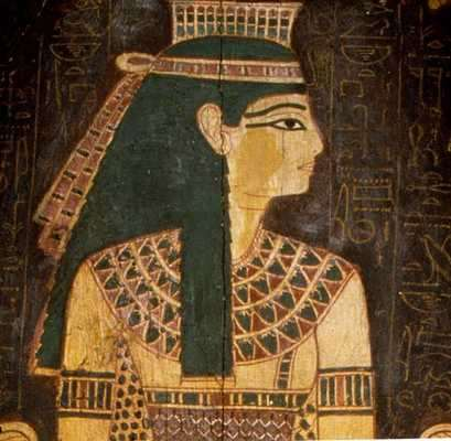 16 Resim 4.1. Duvar Resmi,Mısır Duvar resminde görülen figürde sosyal statü ve gücün göstergesi olan altın takılar dikkat çekmektedir.