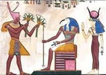 21 Resim 4.5.Duvar Resmi, Mısır Eski Mısır resim sanatı kutsal olanı ifade etmek için kullanılmıştır.