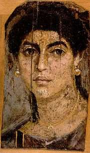 28 Resim 4.10. Feyyum Portresi, Mısır Resmini incelediğimiz figür izleyiciye bakarken, koyu teninde ışık sıcak renklerle yansıtılmış, arka kısmı gri açık tonlarda renklendirilmiştir.
