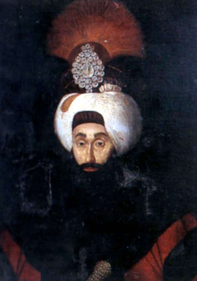58 Sultan I.Abdülhamit Osmanlı İmparatorluğu na padişahlık ettiği dönemde pek parlak bir dönem geçirmemiştir. Tabloda mekanın karanlığı ve elbisesinin koyuluğu figürün bedenini hissettirmemektedir.