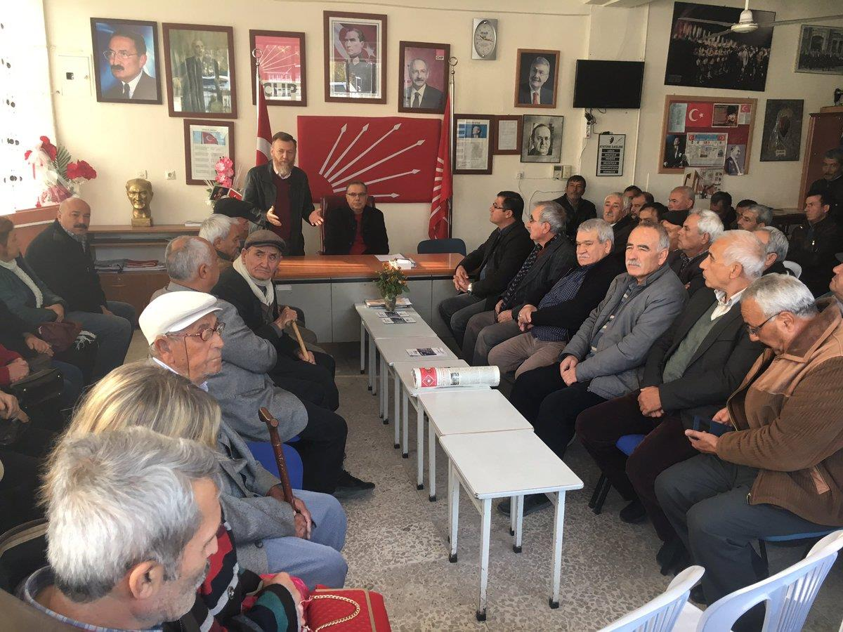 7. Mersin/Mut İlçe Başkanlığında partililerle bir araya gelerek, AKP'nin