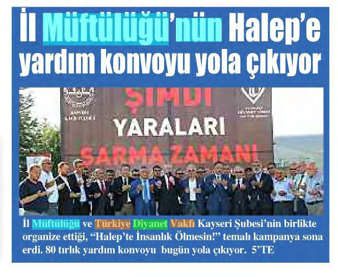 VİZYON KENT HABER Tarih : 06.01.2017 HAFTADA 6 GÜN YERE.