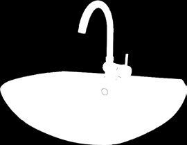 100 cm 40 cm Çift su girişli ürünü, tek su girişli (soğuk) olarak kullanacaksanız, ürünü çalıştırmadan önce, ürünle birlikte verilen tapayı mutlaka sıcak su girişine takın.