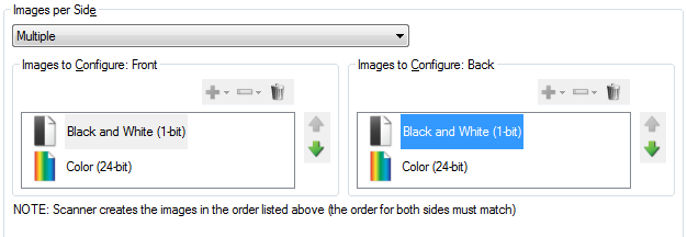 NOT: Image Settings (Resim Ayarları) penceresindeki geri kalan sekmelerde ön taraf ayarlarında diğer değişiklikleri yapın. 8. Taraf seçin: Back (Arka) öğesini seçin. 9.