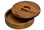 WOODEN SERVICE BOARDS / PLATTERS / STANDS / SERVICING PLATTER WOODEN SERVICE BOARDS / PLATTERS / STANDS / SERVICING PLATTER 11 LV AS TK 19 IR Ø:19 cm - 0,55 kg Description: Tortilla Cup.